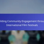 Building Community Engagement through International Film Festivals