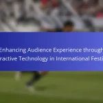 Enhancing Audience Experience through Interactive Technology in International Festivals