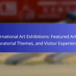 International Art Exhibitions: Featured Artists, Curatorial Themes, and Visitor Experience
