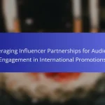 Leveraging Influencer Partnerships for Audience Engagement in International Promotions