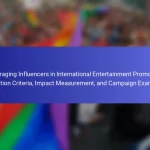 Leveraging Influencers in International Entertainment Promotion: Selection Criteria, Impact Measurement, and Campaign Examples