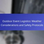 Outdoor Event Logistics: Weather Considerations and Safety Protocols