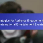Strategies for Audience Engagement in International Entertainment Events