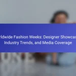 Worldwide Fashion Weeks: Designer Showcases, Industry Trends, and Media Coverage