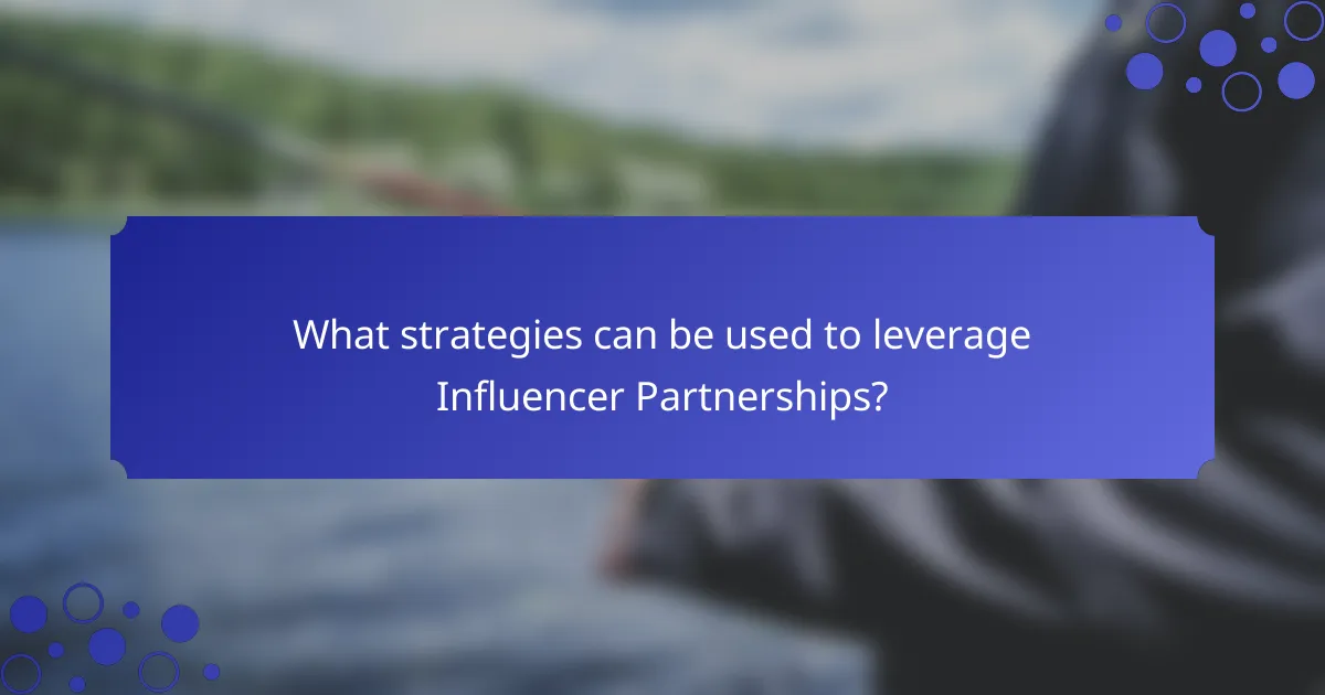 What strategies can be used to leverage Influencer Partnerships?
